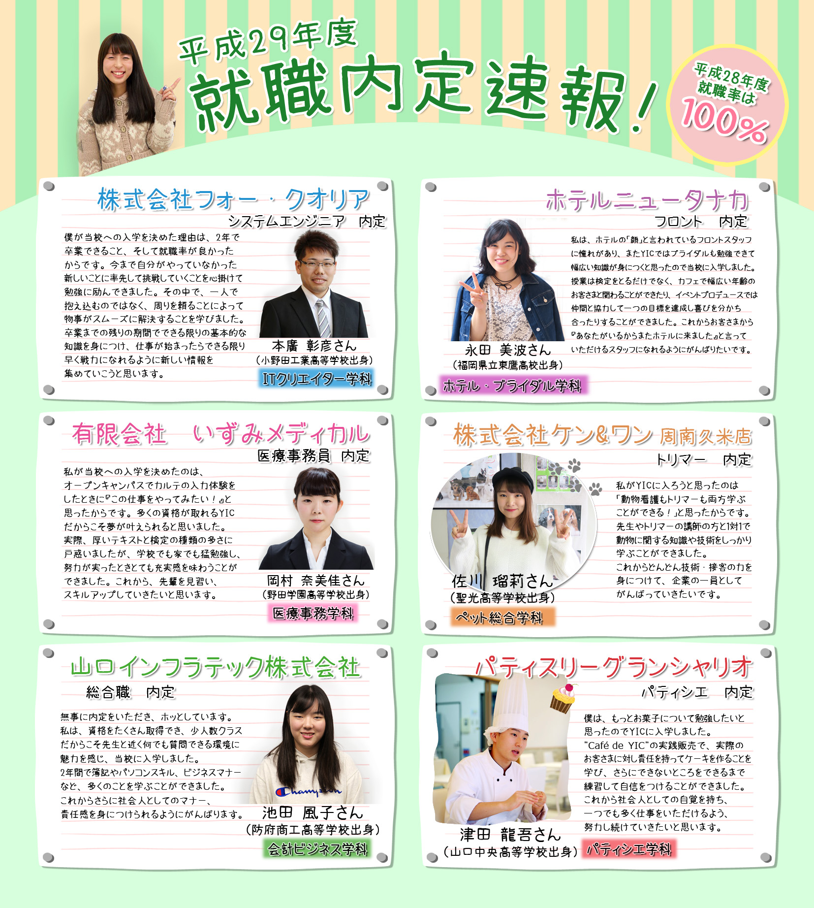 ☆内定状況☆