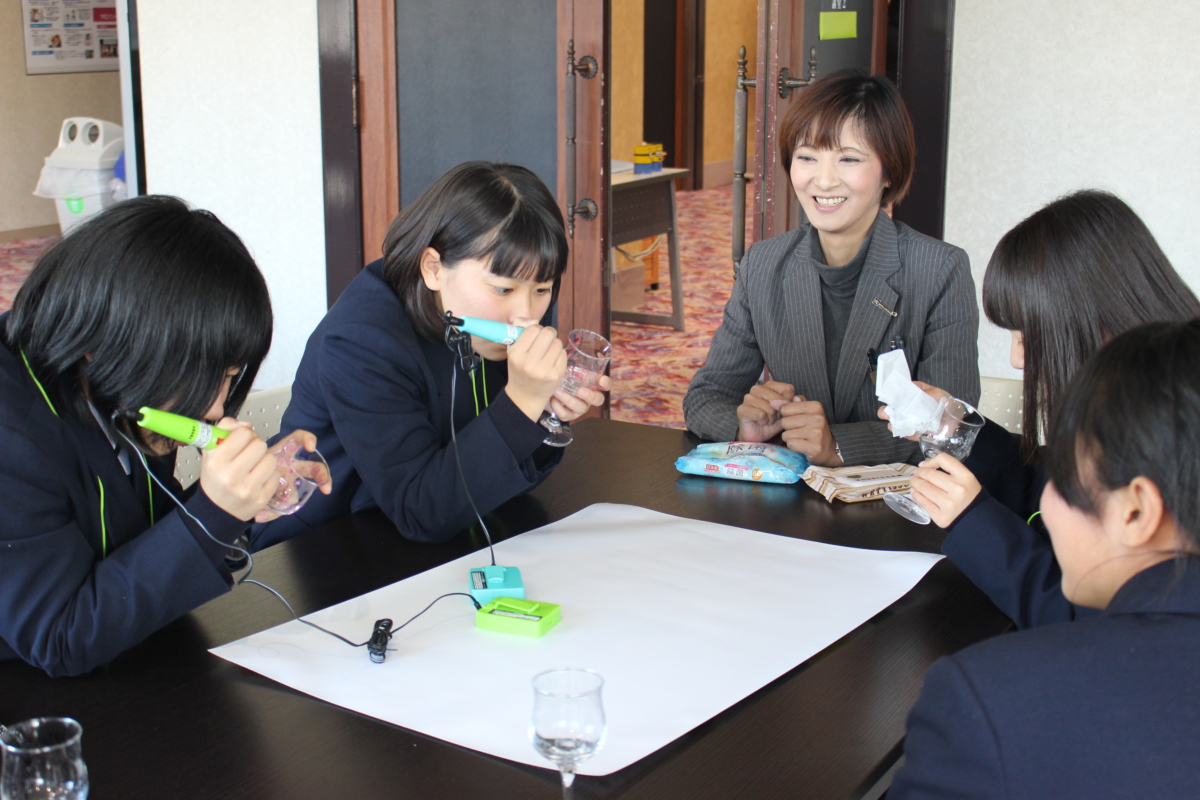 萩光塩高等学校の皆さま ようこそYICへ！