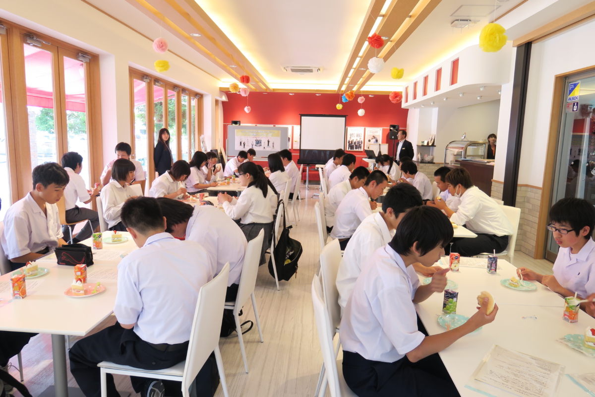 山口県立西市高等学校の皆様にお越しいただきました！