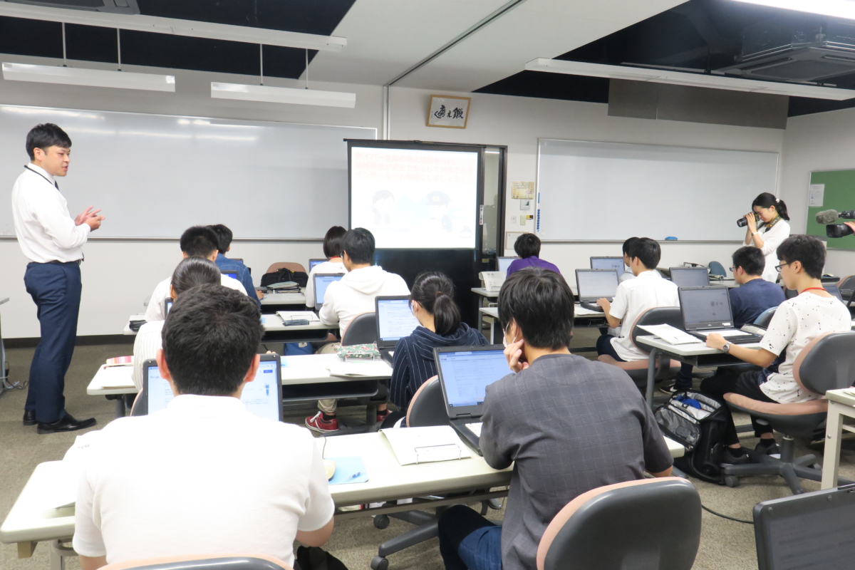 山口南警察署のご指導のもと、サイバーパトロールを実施しました！