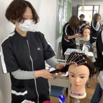 美容学科１年生の授業★
