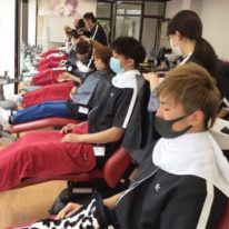 1年生シャンプー実習🧴✨