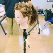 ヘアアレンジの授業👍✨