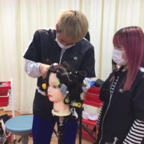 ヘアデザインの授業😊💛