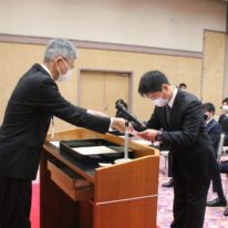 YIC公務員専門学校　２０２０年度表彰式
