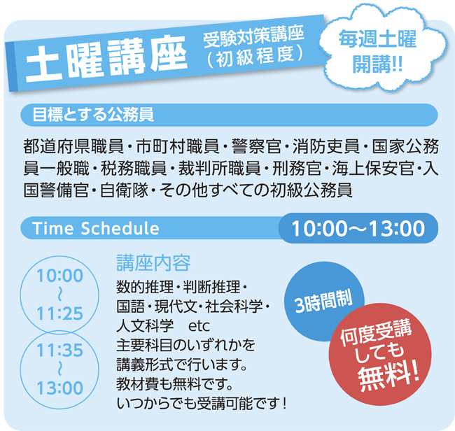 3月土曜講座の内容