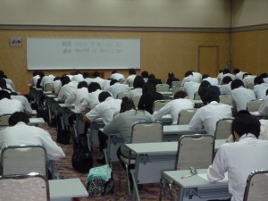 国家一般職本試験　直前！模擬試験の光景