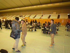 総合学科１年は　進学フェアにボランティア参加しました！