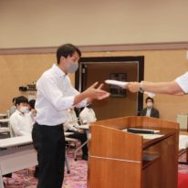 「夏季適性大会2021」の表彰式