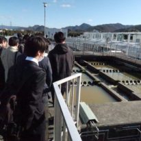 山口浄化センターの見学に行きました！
