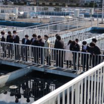 山口市にある朝田浄水場を見学しました！