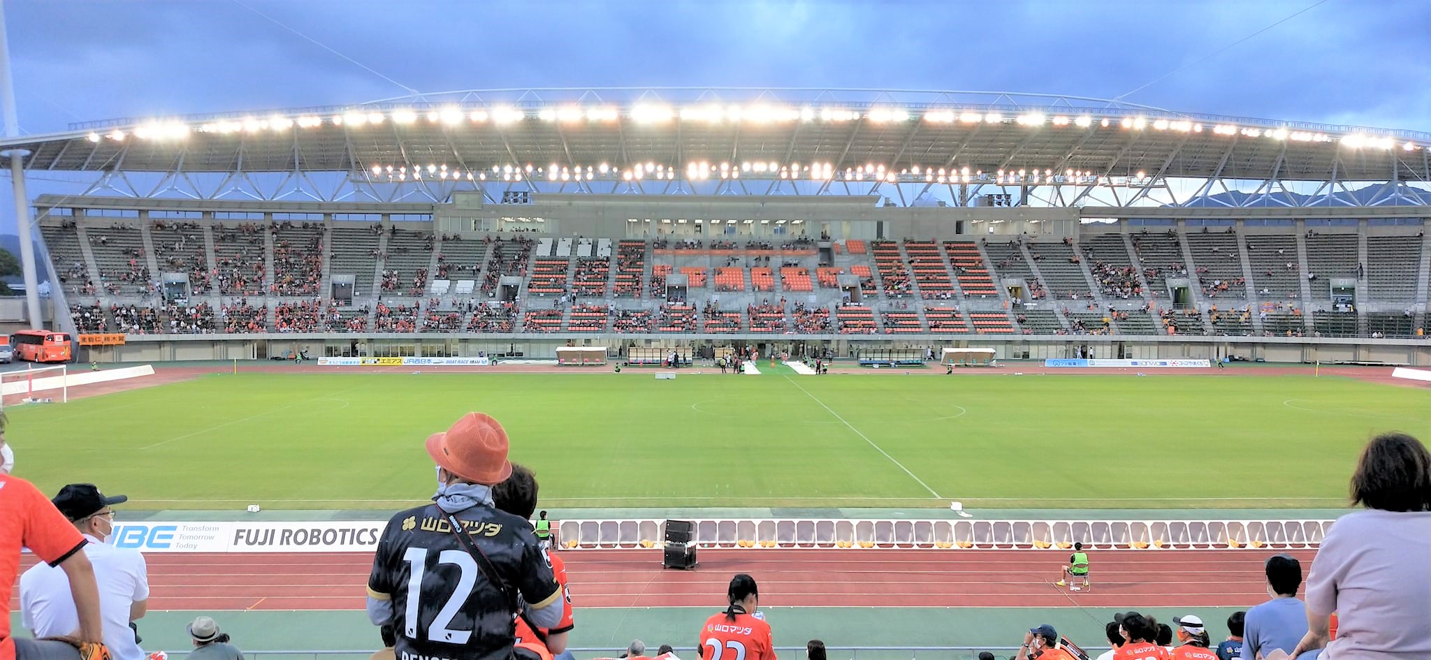 7月30日 土 レノファ山口fc 試合運営のボランティアに参加しました Yic公務員専門学校