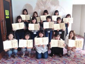 【医療事務学科】お免状をいただきました!!