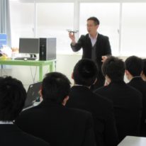 小野田工業高校へ出前講座に行ってきました！