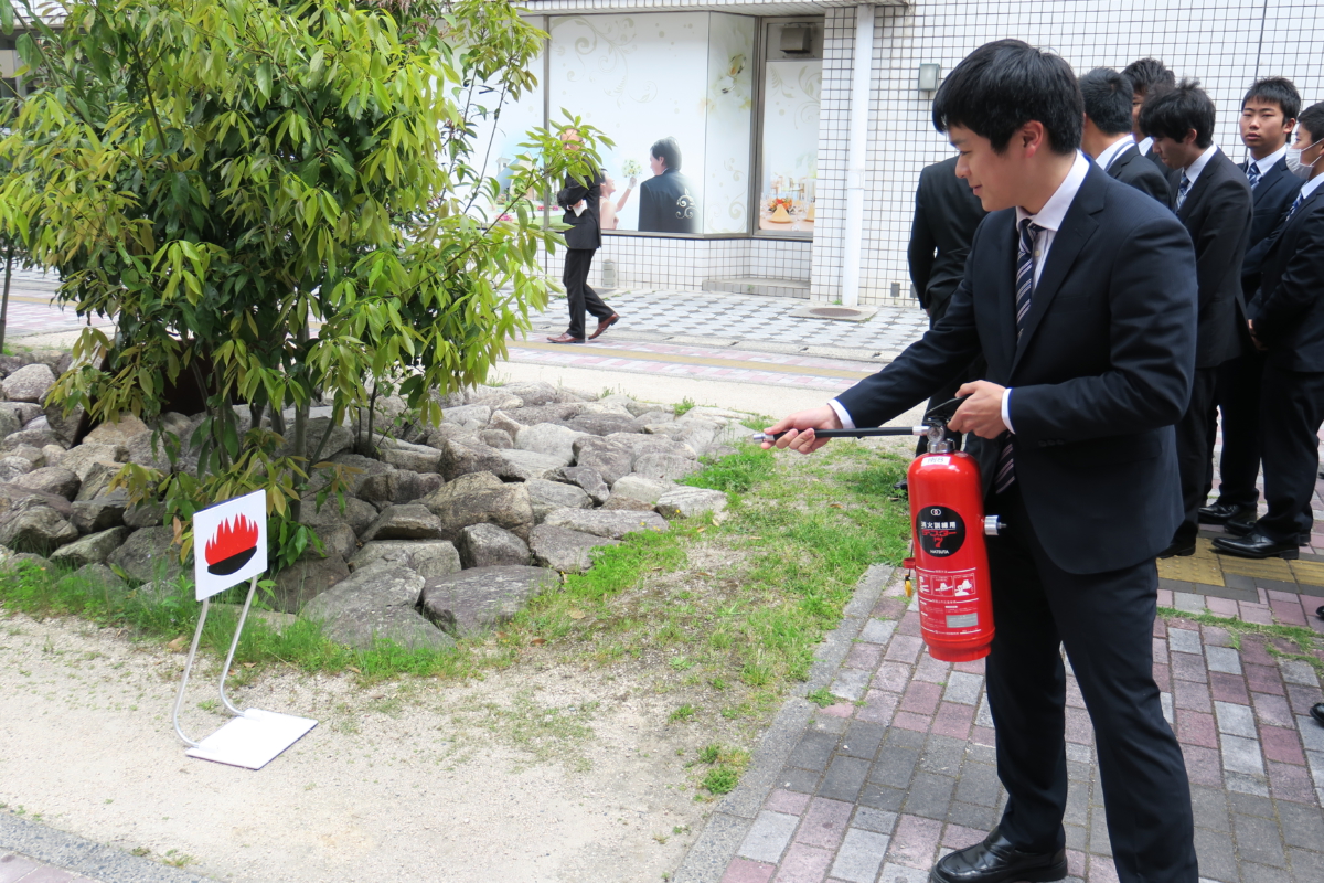 消防避難訓練を行いました！