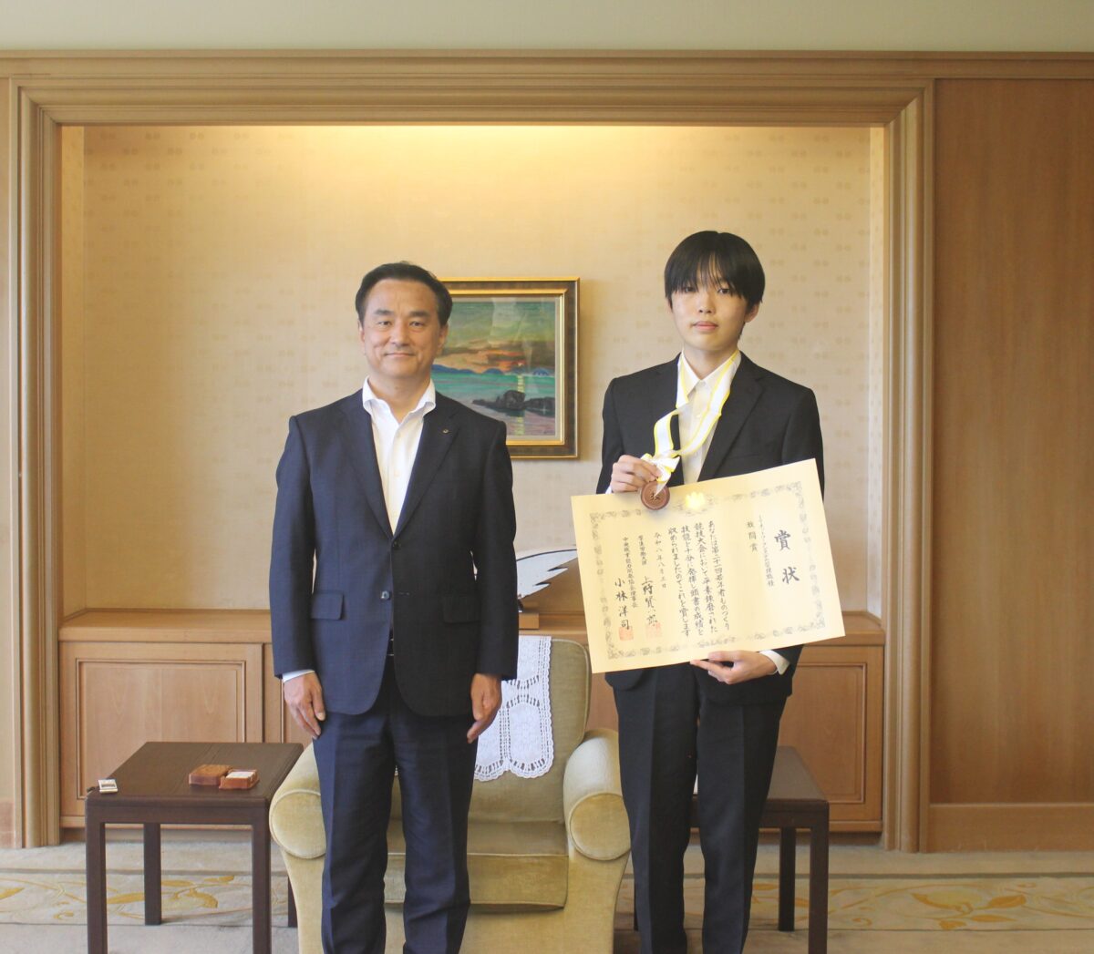 【入賞✨若年者ものづくり競技大会】県知事への受賞報告会に参加しました！