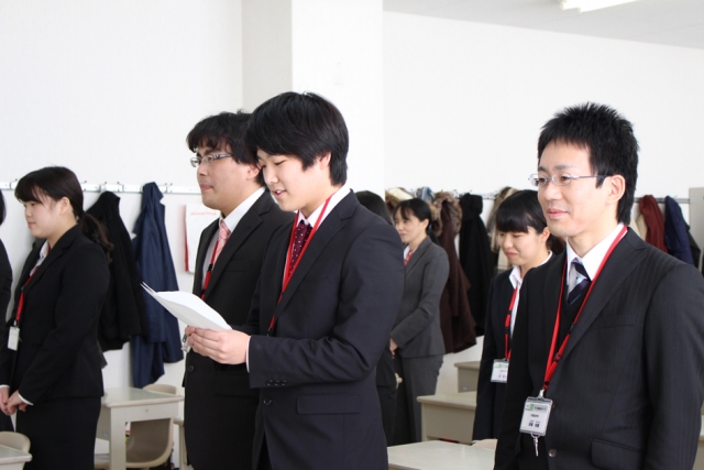 介護福祉学科1年生　実習結団式