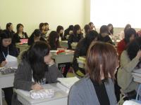 看護学科1年生　看護過程を学ぶ