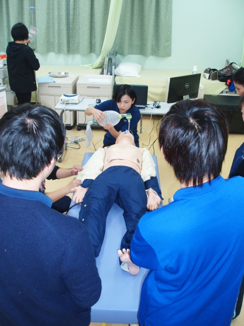 【看護学科】ICLS研修を行いました！
