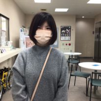 卒業生が報告に来てくれました🍀