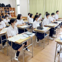 【介護福祉学科】福祉科対象説明会♪萩光塩学院高等学校に訪問