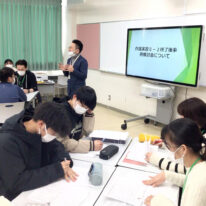 【介護福祉学科】1年2年合同事例検討会！2023年