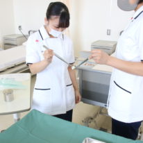 【看護学科】感染予防の技術！