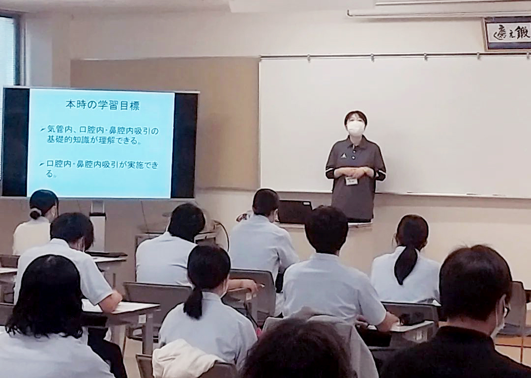 【理学療法・作業療法】「吸引｣ の講座を受けました