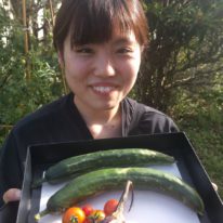 夏を味わう♪　野菜！実り！収穫！！