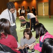 歩行テストの様子♪